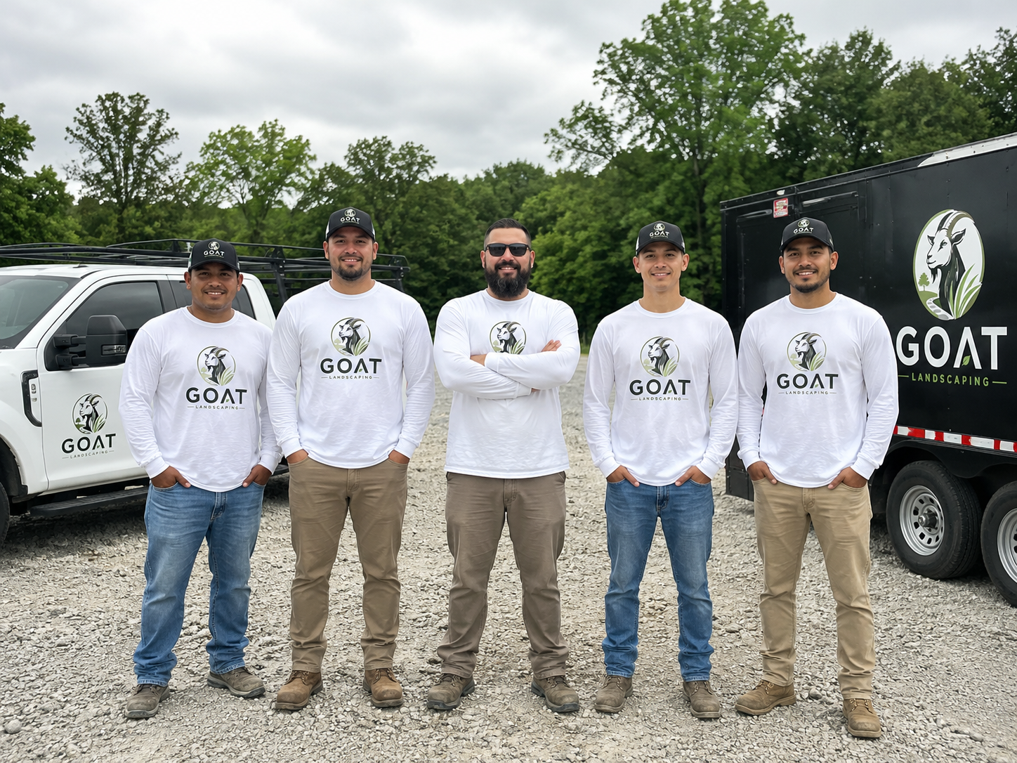 GOAT Landscaping crew — locally owned and operated in Massapequa Park, NY